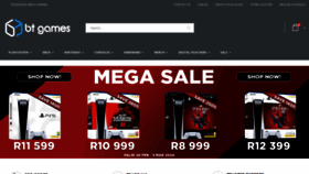 What Btgames.co.za website looked like in 2024 (1 year ago)