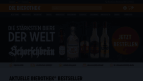 What Bierothek.de website looks like in 2024 
