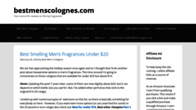 What Bestmenscolognes.com website looks like in 2024 