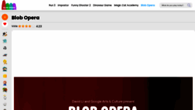 What Blobopera.io website looks like in 2024 