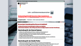 What Bmf-steuerrechner.de website looks like in 2024 