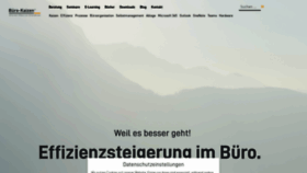 What Buero-kaizen.de website looks like in 2024 