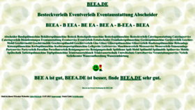 What Beea.de website looks like in 2024 