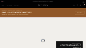 What Bulova.com website looks like in 2024 