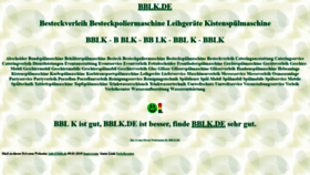 What Bblk.de website looks like in 2024 