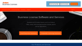 What Businesslicenses.com website looks like in 2024 