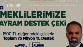 What Bursa.bel.tr website looks like in 2024 