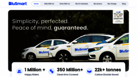 What Blu-smart.com website looks like in 2024 