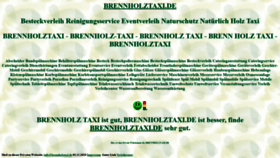 What Brennholztaxi.de website looks like in 2024 