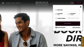 What Berjayahotel.com website looks like in 2024 