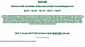 What Batv.de website looks like in 2024 