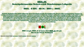 What Bbdl.de website looks like in 2024 