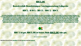 What Bdcl.de website looks like in 2024 