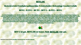 What Bffg.de website looks like in 2024 