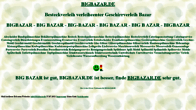 What Bigbazar.de website looks like in 2024 