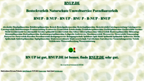 What Bnup.de website looks like in 2024 