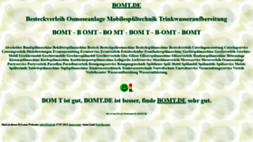 What Bomt.de website looks like in 2024 