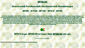 What Bpmd.de website looked like in 2024 (1 year ago)
