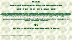 What Brsh.de website looked like in 2024 (1 year ago)