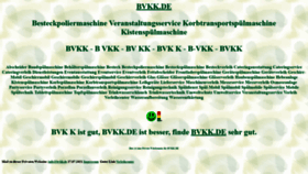 What Bvkk.de website looks like in 2024 
