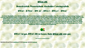 What Bwac.de website looked like in 2024 (1 year ago)