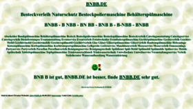 What Bnbb.de website looks like in 2024 