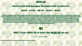 What Bdmu.de website looked like in 2024 (1 year ago)