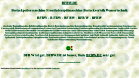 What Bfbw.de website looks like in 2024 