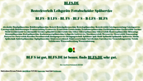 What Blfs.de website looks like in 2024 