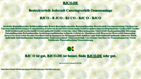 What Bjco.de website looks like in 2024 