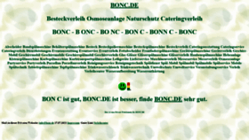 What Bonc.de website looked like in 2024 (1 year ago)