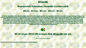 What Bnag.de website looks like in 2024 