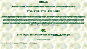 What Btsi.de website looks like in 2024 