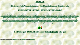 What Bvde.de website looks like in 2024 