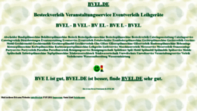 What Bvel.de website looks like in 2024 