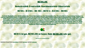 What Bemg.de website looks like in 2024 