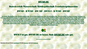 What Bwmf.de website looks like in 2024 