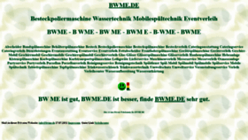 What Bwme.de website looks like in 2024 