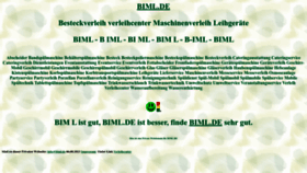 What Biml.de website looks like in 2024 