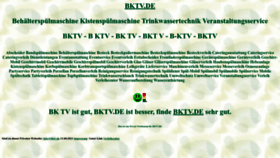 What Bktv.de website looks like in 2024 