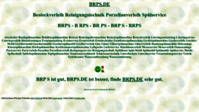 What Brps.de website looks like in 2024 