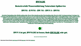 What Bwns.de website looked like in 2024 (1 year ago)