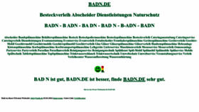 What Badn.de website looks like in 2024 