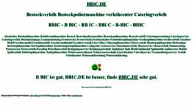 What Bbic.de website looks like in 2024 