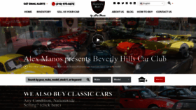 What Beverlyhillscarclub.com website looks like in 2024 