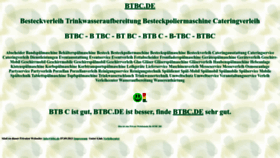 What Btbc.de website looks like in 2024 