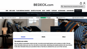 What Bedeckhome.com website looks like in 2024 