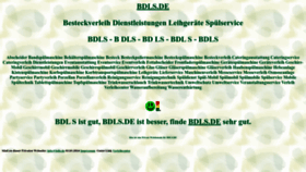 What Bdls.de website looks like in 2024 