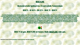 What Bsen.de website looks like in 2024 