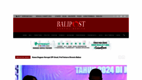 What Balipost.com website looks like in 2024 
